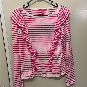Lily Pulitzer Pink Striped Top